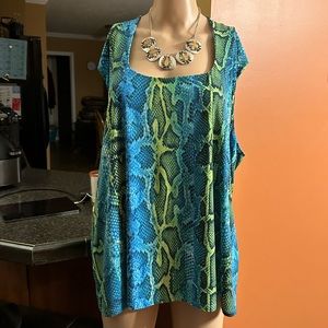 Grace 3X Sleeveless Blouse